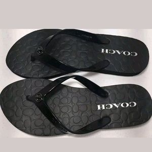 coach abbigail flip flops